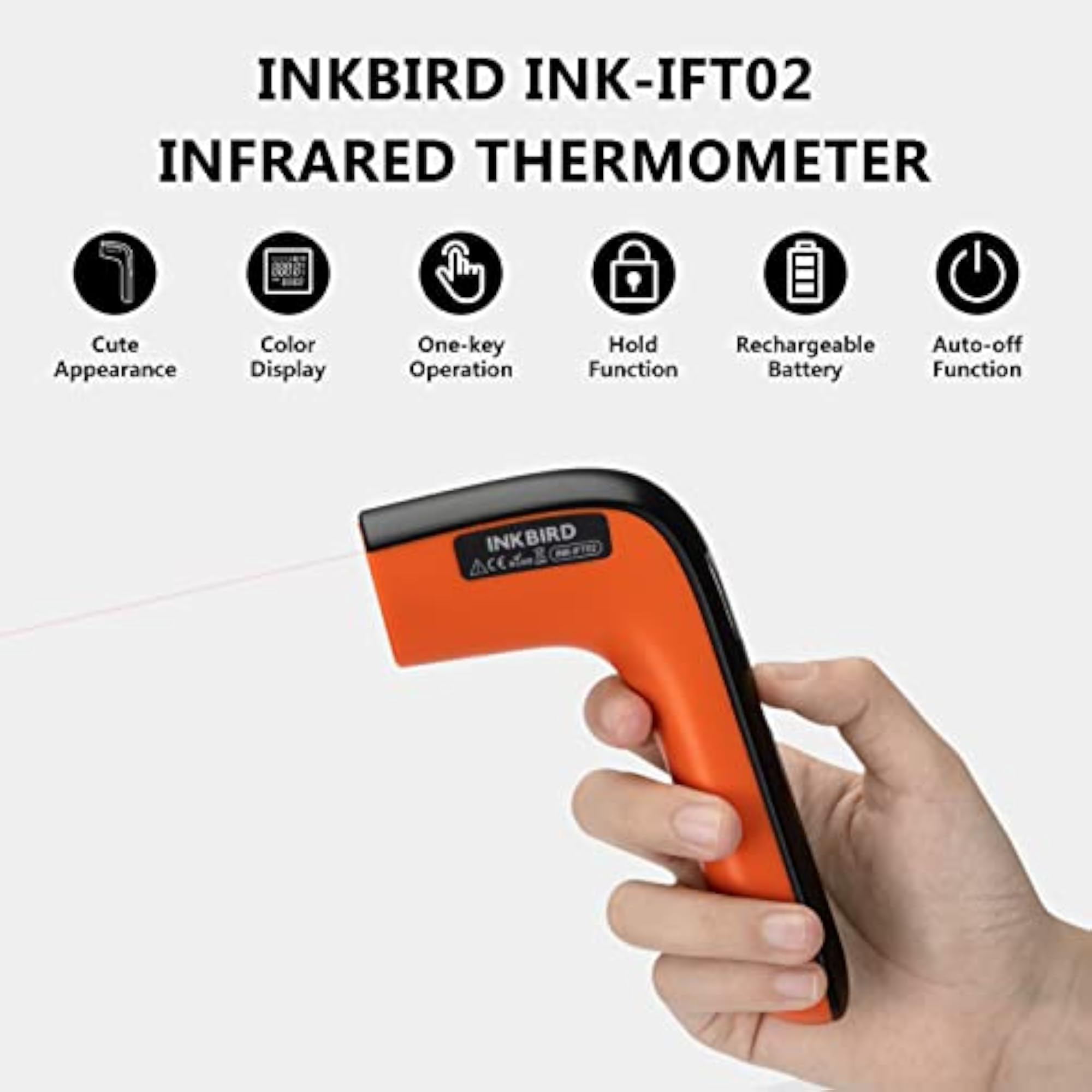 Infrared Thermometer Gun INK-IFT02 for Cooking